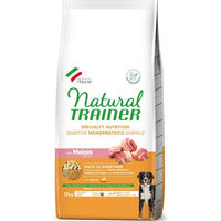 Produktbild von Natural Trainer Sensitive Hundefutter Adult Medium & Maxi mit Schwein glutenfrei 12 kg - 12 kg