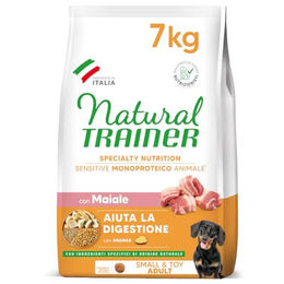 Natural Trainer Sensitive Hundefutter Adult Small & Toy mit Schwein Monoprotein 2 x 7 kg - 2 x 7 kg – Bild 1 von 6