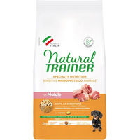 Produktbild von Natural Trainer Sensitive Hundefutter Adult Small & Toy mit Schwein Monoprotein Glutenfrei 3 x 2 kg - 3 x 2 kg