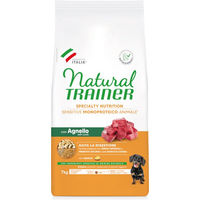 Produktbild von Natural Trainer Sensitive Hundefutter mit Lamm für kleine und kleine Rassen Adult Glutenfrei 7 kg - 2 x 7 kg