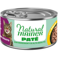 Produktbild von Natural Trainer Sterilised Katzenfutter Adult Huhn Stückchen in Sauce Glutenfrei 18 x 85 g