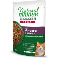 Produktbild von Natural Trainer Straccetti Adult Hundefutter Ente Stückchen in Soße 44 x 85 g