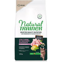 Produktbild von Natural Trainer Trockenfutter für kastrierte Katzen Adult Pute Getreidefrei 2 x 1,25 kg