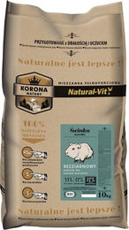 Produktbild von NATURAL-VIT Korona Natury Alleinfuttermischung für Meerschweinchen getreidefrei ohne tierisches Protein 10 kg - 10 kg