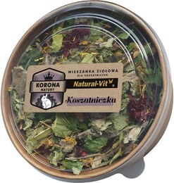 Produktbild von NATURAL-VIT Korona Natury Ergänzungsmischung aus getrockneten Kräutern für Meerschweinchen Kaninchen und Degus 70 g
