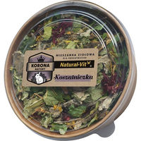 Produktbild von NATURAL-VIT Korona Natury Ergänzungsmischung aus getrockneten Kräutern für Meerschweinchen Kaninchen und Degus 70 g