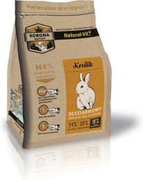 Produktbild von NATURAL-VIT Korona Natury Getreidefreies Alleinfuttermittel für Kaninchen ohne tierisches Protein 750 g - 750 g