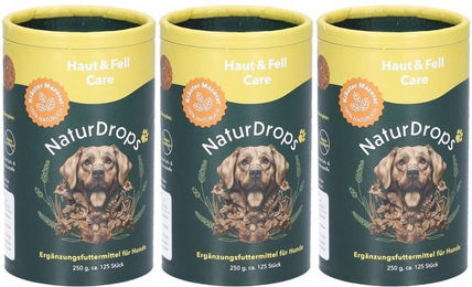 NaturDrops Haut & Fell Care Funktionssnack Tropfen mit Insekten für die Pflege von Haut, Fell und Krallen 250g – Bild 1 von 1
