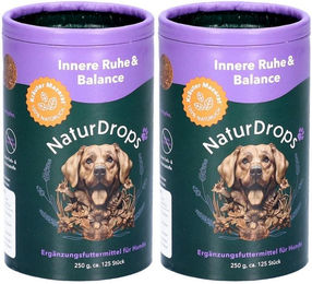 NaturDrops Innere Ruhe & Balance Beruhigende Funktionssnacks für Hunde mit Insekten für alle Altersstufen 500g – Bild 1 von 1