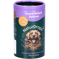 Produktbild von NaturDrops Innere Ruhe & Balance Beruhigende Funktionssnacks für Hunde mit Insekten und Monoprotein 250g