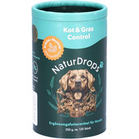Produktbild von NaturDrops Kot & Gras Control Funktionssnack mit Insekten für Hunde aller Größen 250g