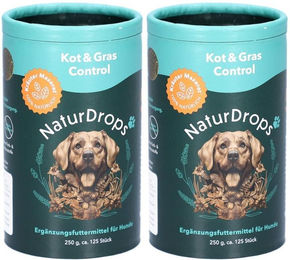 NaturDrops Kot & Gras Control Funktionssnack mit Insekten zur Unterstützung der Verdauung für Hunde aller Größen – Bild 1 von 1