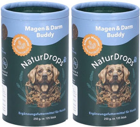 NaturDrops Magen & Darm Buddy Funktionssnack für Hunde mit Insekten zur Unterstützung der Verdauung 250g – Bild 1 von 1