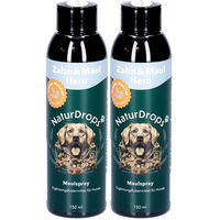 Produktbild von NaturDrops Zahn & Maul Hero Spray Natürliche Zahnpflege für Hunde 150 ml