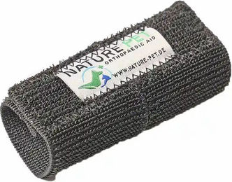 Nature Pet Elastische Handgelenkbandage für kleine Hunde in Schwarz zur Unterstützung der Gelenke – Bild 1 von 4