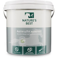 Produktbild von Nature's Best Aktiv & Fit kompakt Mineralfutter zur Immunstärkung und Unterstützung von Haut & Fell 1000g - 10 kg