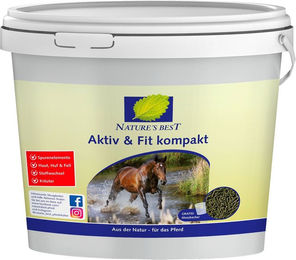 Nature's Best Aktiv & Fit Kompakt Nahrungsergänzung für Haut, Fell und Verdauung 3kg – Bild 1 von 3