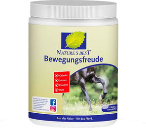 Nature's Best Bewegungsfreude Ergänzungsfutter für Pferde zur Unterstützung von Gelenken und Knochen 1000g - 600 g – Bild 1 von 4