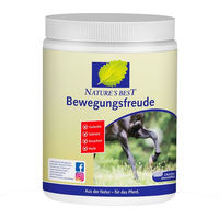 Produktbild von Nature's Best Bewegungsfreude Ergänzungsfutter für Pferde zur Unterstützung von Gelenken und Knochen 1000g - 600 g