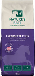 Produktbild von NATURE’S BEST Esparsette Cobs Ergänzungsfutter für Senior Pferde ohne tierisches Protein 15 kg