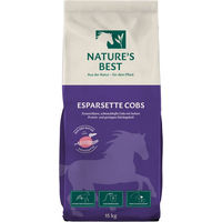 Produktbild von NATURE’S BEST Esparsette Cobs Ergänzungsfutter für Senior Pferde ohne tierisches Protein 15 kg