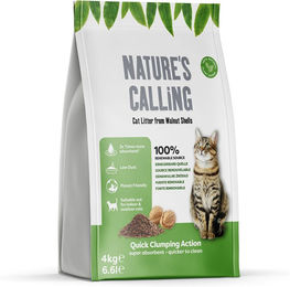 Nature's Calling Katzenstreu unparfümiertes Klumpstreu 4 kg – Bild 1 von 1