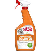 Produktbild von Nature's Miracle Set-In Oxy Flecken- und Geruchsentferner für Katzen mit Orangenduft 709 ml - 709 ml