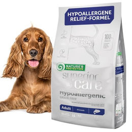 Produktbild von Nature's Protection Superior Care Hypoallergenes Trockenfutter für erwachsene Hunde mit Lachs getreidefrei