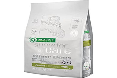 Nature's Protection Superior Care Junior Getreidefreies Hundefutter für kleine und Mini Rassen mit Weißfisch 1,5 kg – Bild 1 von 1