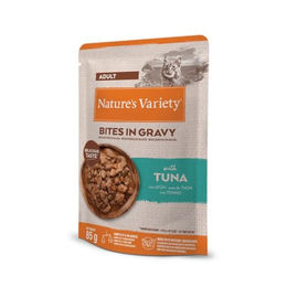 Nature's Variety Bites in Soße Katzen Adult Thunfisch 22 x 85 g - 22 x 85 g – Bild 1 von 3