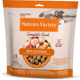 Nature's Variety Gefriergetrocknetes Alleinfutter für Mini-Hunde Adult Huhn Monoprotein 120 g – Bild 1 von 2