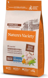 Nature's Variety Healthy Grains Katzenfutter Adult Weißfisch 1,25 kg - 1,25 kg – Bild 1 von 7