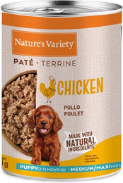 Produktbild von Nature's Variety Hundepaté Huhn für Welpen Glutenfrei 400 g