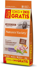 Produktbild von Nature's Variety No Grain Hundefutter Truthahn Getreidefrei Adult Mittel/Groß 12 kg