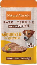 Nature's Variety Paté Huhn Getreidefrei Adult Mini 8 x 150 g - 8 x 150 g – Bild 1 von 8
