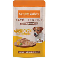Produktbild von Nature's Variety Paté Huhn Getreidefrei Adult Mini 8 x 150 g - 8 x 150 g