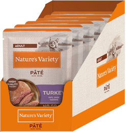 Nature's Variety Pâté Truthahn Getreidefrei Katzenfutter Adult 12 x 70 g - 12 x 70 g – Bild 1 von 8