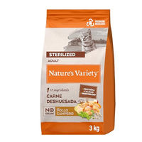 Produktbild von Nature's Variety Selected Katzen Trockenfutter Adult Sterilisiert Huhn und Lachs Getreidefrei 3 kg - 3 kg