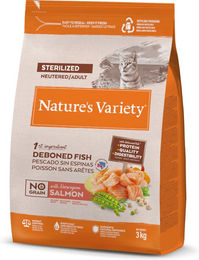 Nature's Variety Selected Sterilised Cat Food Adult Lachs Getreidefrei 3 kg - 3 kg – Bild 1 von 10
