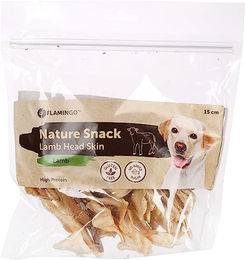 Produktbild von Nature Snack Schafkopfhaut 15cm 200g Glutenfrei Naturkauartikel für Hunde - 200 g
