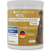 Produktbild von Natureflow Grünlippmuschelpulver für Hunde 250 g zur Unterstützung der Gelenke