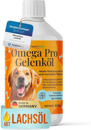 Natureflow Omega Pro Gelenköl für Hunde mit Lachsöl und Leinöl 500ml – Bild 1 von 2