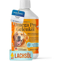Produktbild von Natureflow Omega Pro Gelenköl für Hunde mit Lachsöl und Leinöl 500ml