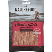 Produktbild von NATUREFOOD Funktionssnack Steak Filet Lachs 3x100g - 3 x 100 g