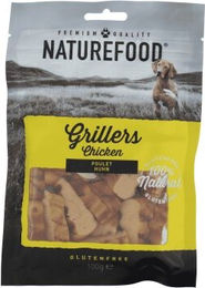 Produktbild von NATUREFOOD Grillers Belohnungssnack Huhn getreidefrei 3x100g - 3 x 100 g
