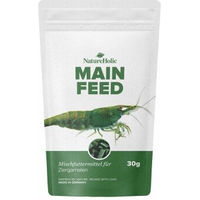 Produktbild von NatureHolic Mainfeed Garnelenfutter mit Insekten als Pellets für Süßwassergarnelen 30g
