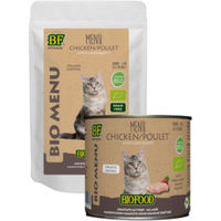 Produktbild von Natures Menu Bio Huhn Katzenfutter 12 x 200 g