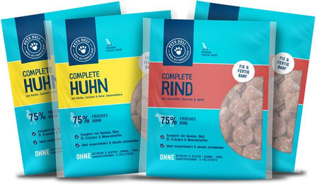 Produktbild von Natures Menu Frische-Menü Complete Hundefutter Rind und Huhn für Senior Hunde mit hohem Fleischanteil 3000g - 3000 g