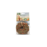 Produktbild von Naturhof Schröder Heu-Donut mit Karotte und Erbse-Dip 65g - 65 g