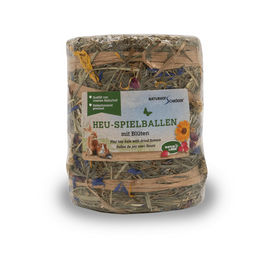 Produktbild von Naturhof Schröder Heu-Spielballen mit Blüten und getrockneten Kräutern 150g